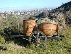 Kvevris contemporains de Géorgie.