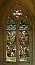 Vitrail du Jugement dernier, église de la Rédemption - 1900