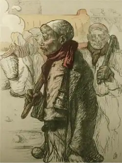 Au Pays noir, lithographie parue dans L'Estampe moderne (1898).