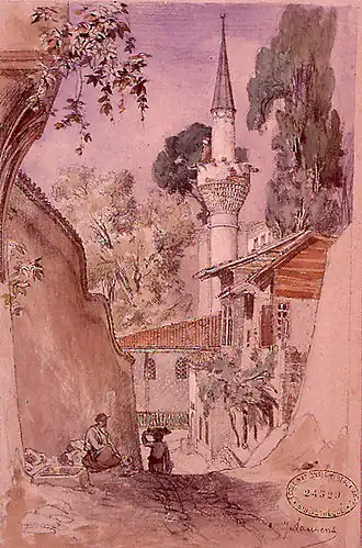 Les Rives du Bosphore. Yeniköy, Paris, bibliothèque de l'INHA.