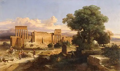 Ruines de Balbeck (vers 1846), Toulouse, musée des Augustins.