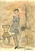 Femme à la chaise.