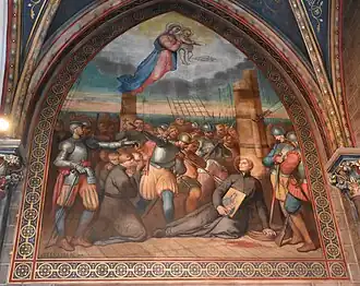 Martyre du Bienheureux Ignace d'Azévédo et ses 39 compagnons (1868), Paris, église Saint-Ignace.