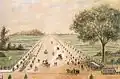 L'avenue, le jour de son inauguration, 1891
