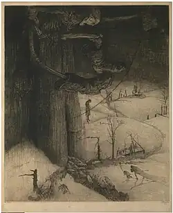 La Mort sur les Flandres encore (1917).
