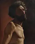 Demi-nu masculin, modèle, 1879.