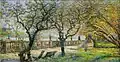 Printemps à Logården, Stockholm, huile sur toile, 1926.