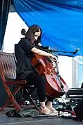 Julia Kent au Primavera Sound Festival 2011.