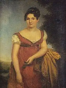 Portrait de Madame Galté, née Angélique-Louise-Rose De Busne, 1812