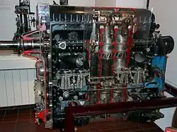 Vue du moteur.