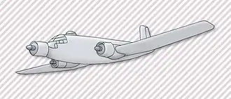 Vue de l'avion.