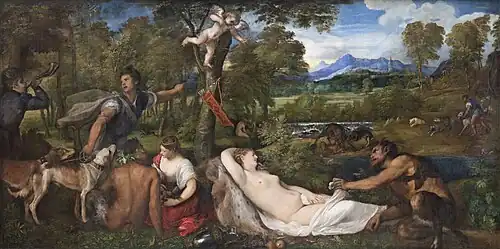 Jupiter et Antiopeou Vénus du Pardo,Le Titien