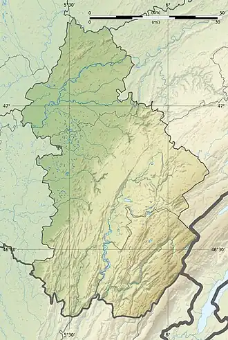 (Voir situation sur carte : Jura)