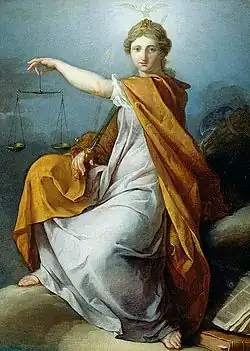 Justice, Pierre Subleyras (XVIIIe siècle).
