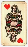 Dame de cœur, Hongrie.