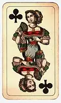 Dame de trèfle, Hongrie.