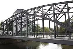 Pont de Könneritz sur la rivière Elster Blanche