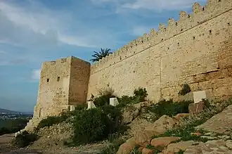 Fort hispano-turc de Kélibia construit sur des soubassements puniques (Ve et IIIe&nbsp;– IIe&nbsp;siècle&nbsp;av. J.-C.).