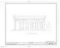 Plan du côté de la synagogue (HABS)