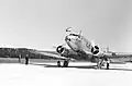 DC-2 de la KLM à l'inauguration de l'aéroport d'Oslo-Fornebu.