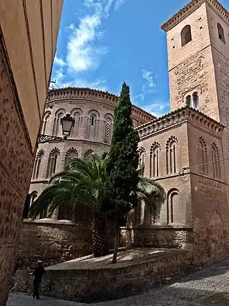 Le chevet de style mudéjar