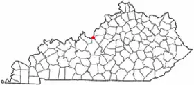 Localisation de West Point, Kentucky
