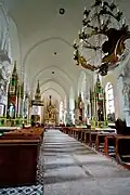 Église catholique de l'Assomption de la Bienheureuse Vierge Marie (1907), intérieur