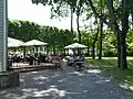 Terrasse du parc.