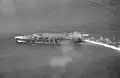 Le Kaga en 1930. On aperçoit sur le pont d'envol supérieur des bombardiers Mitsubishi B1M Type 13 et sur le pont d'envol inférieur des chasseurs Nakajima A1N Type 3.