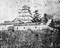 Photographie du château en 1872.