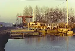 Ecluse sur le canal Blaton-Ath