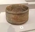 Bol. Décor cordé oblique à quatre registres avec inversion de sens de l'un à l'autre. Kantō, TNM.