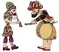 Karaghiózis et Khatziavátis (Turquie)