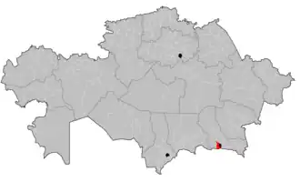 Localisation de District de Karasaï