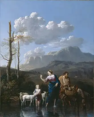 Retour d'Égypte de la Sainte Famille, 1662, Detroit Institute of Arts
