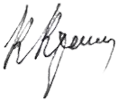 signature de Kerim Kerimov