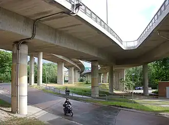 Karlbergsbron, vue vers le sud.