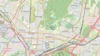 (Voir situation sur carte : Karlsruhe)