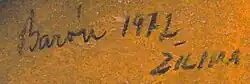 signature de Karol Baron
