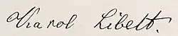 signature de Karol Libelt
