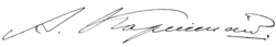 signature d'Alexandre Karpinski