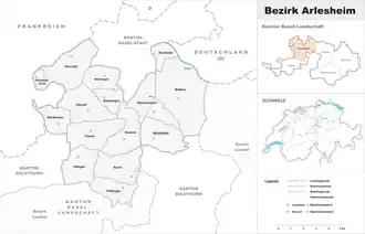 Localisation de District d'Arlesheim