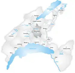 Description de l'image Karte Bezirk Echallens.png.