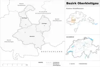 Localisation de District d'Oberklettgau