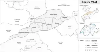 Localisation de District de Thal