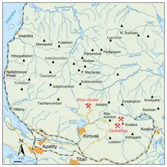 Carte du massif.