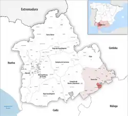 Localisation de Martín de la Jara