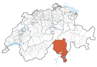 Localisation de Tessin