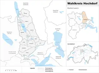 Localisation de Arrondissement électoral de Hochdorf