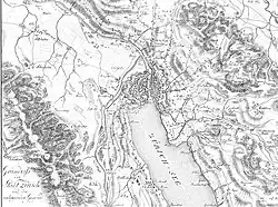 Plan en 1800.